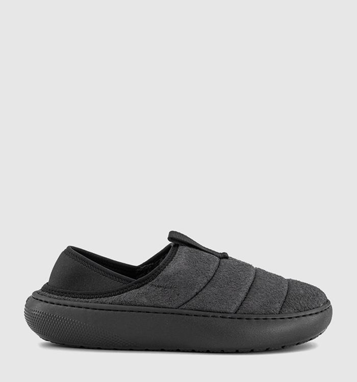 Crocs Classic Sueded Moc Slippers Black