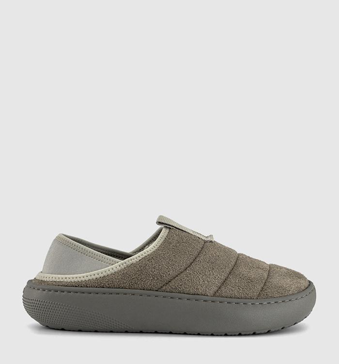 Crocs Classic Sueded Moc Slippers Galactic Grey