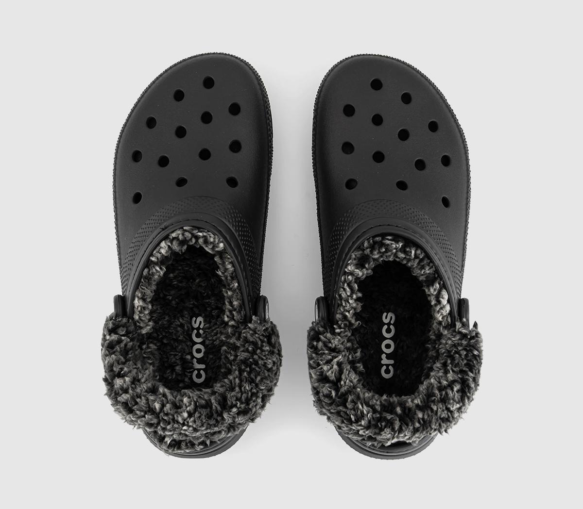 CrocsClassic Fleece Lined ClogsBlack