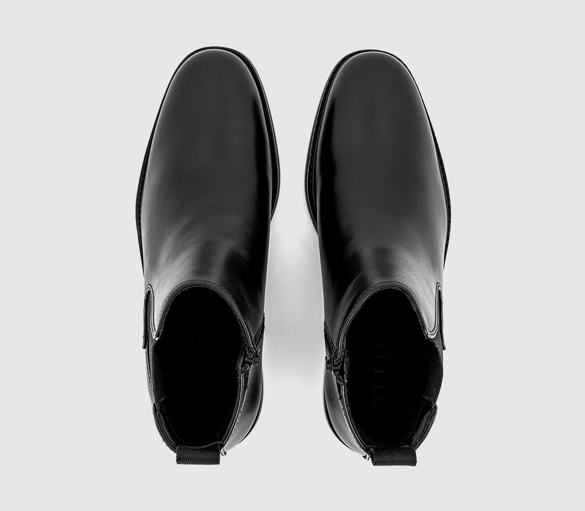 OFFICEBraxton Inside Zip Smart Chelsea BootsBlack