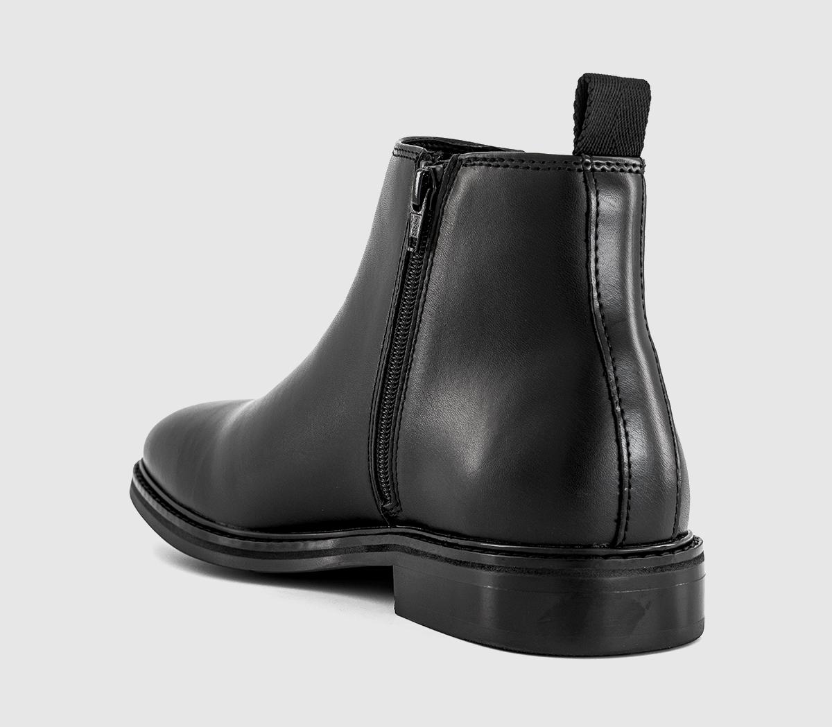 OFFICEBraxton Inside Zip Smart Chelsea BootsBlack