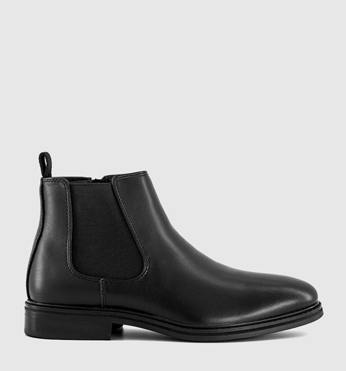 OFFICE Braxton Inside Zip Smart Chelsea Boots Black