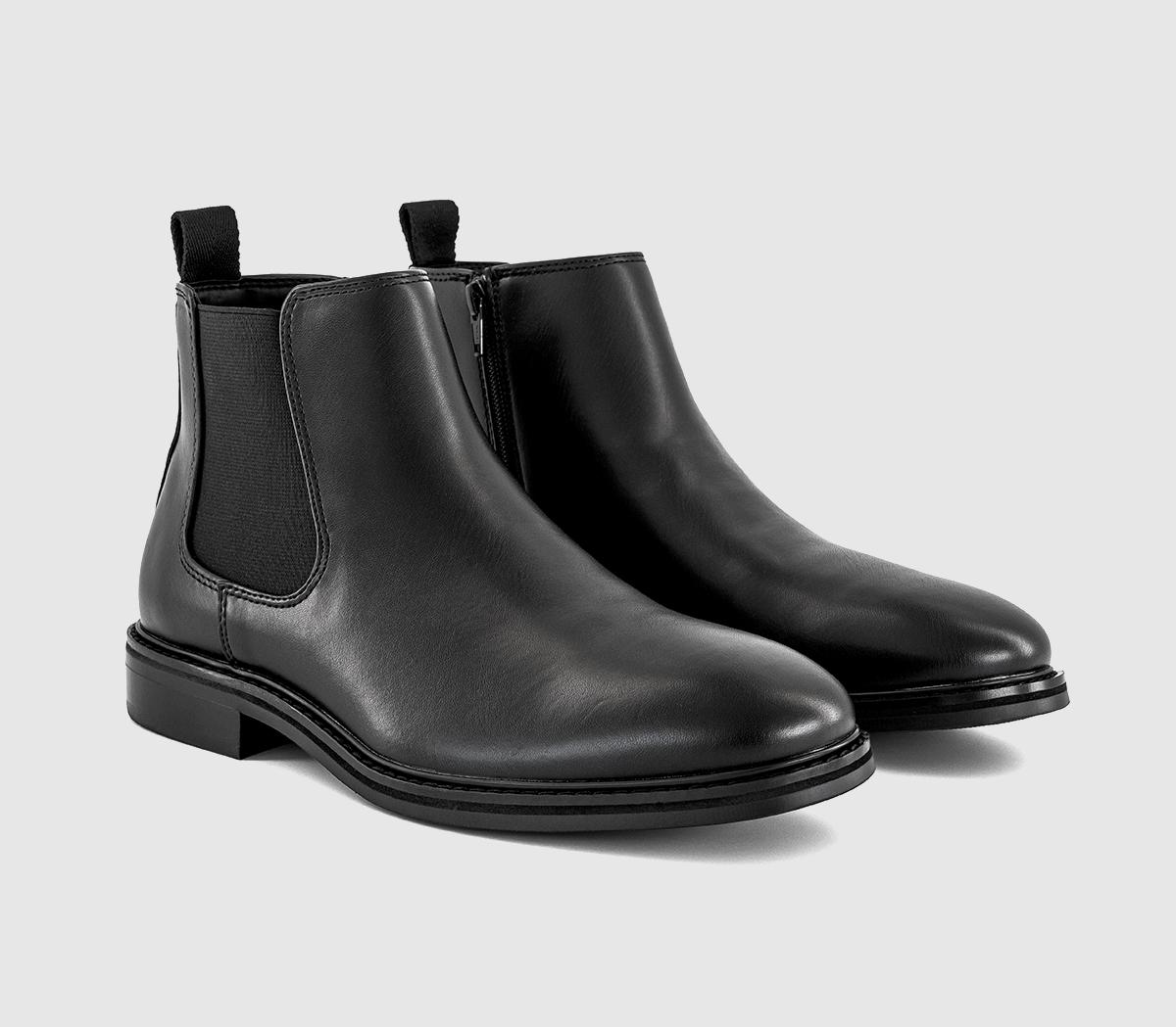 OFFICEBraxton Inside Zip Smart Chelsea BootsBlack