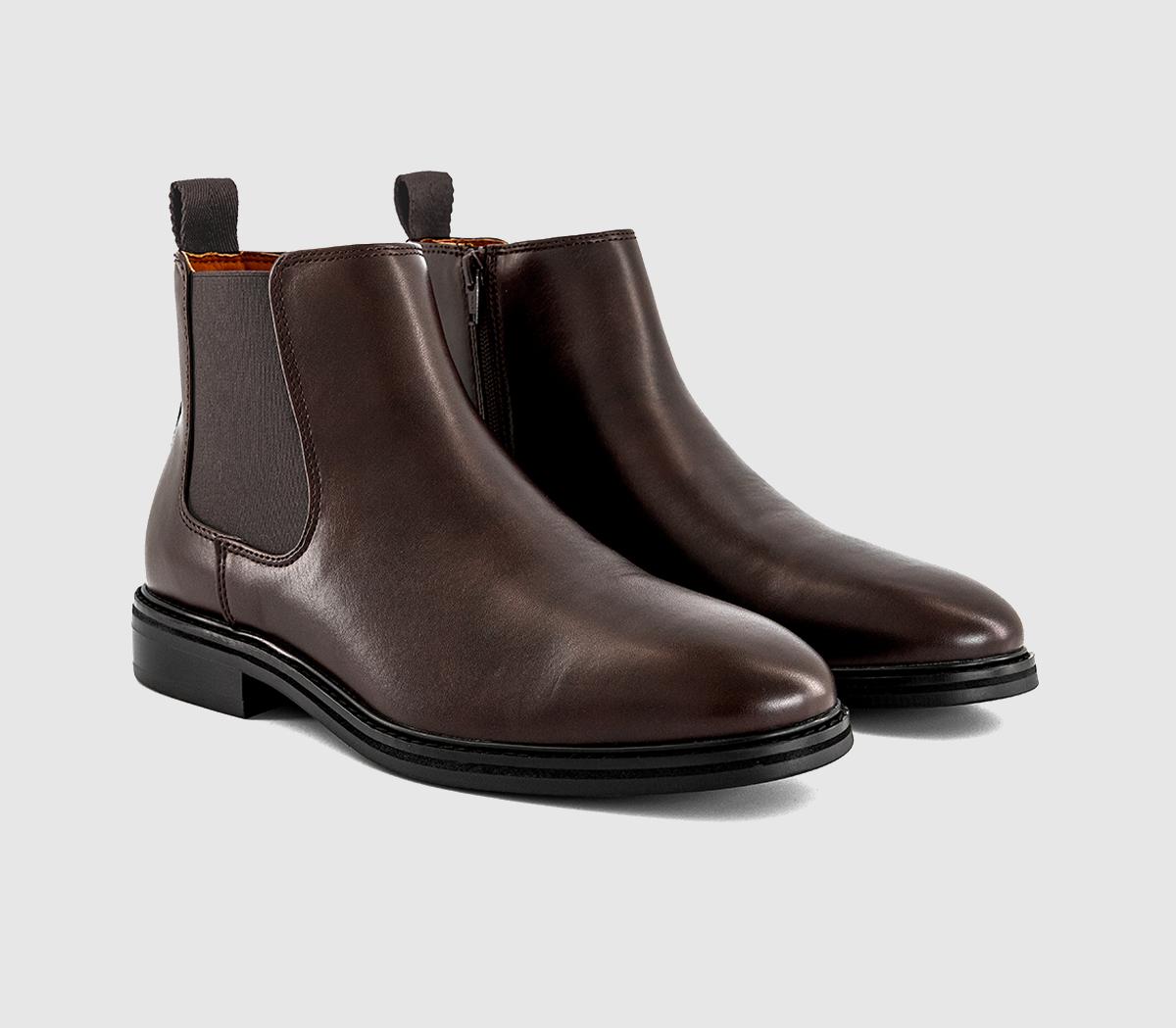 OFFICEBraxton Inside Zip Smart Chelsea BootsBrown