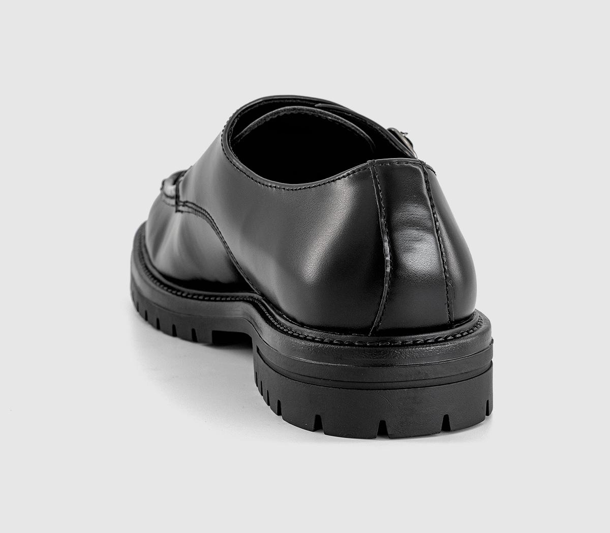 OFFICEMarcus Chunky Monk Strap ShoesBlack