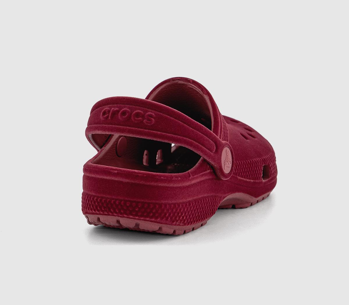 CrocsClassic Velvet Clog KidsBeetroot