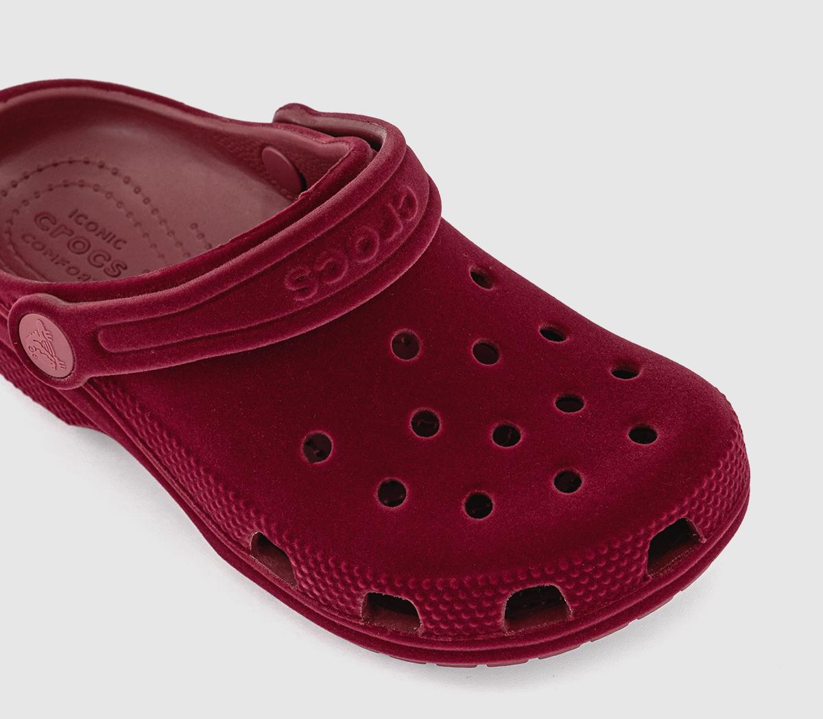 CrocsClassic Velvet Clog KidsBeetroot