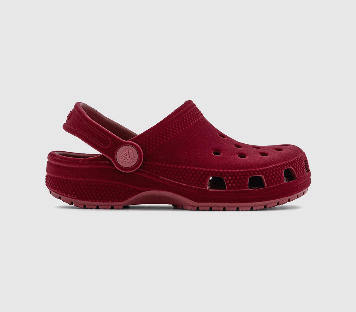 CrocsClassic Velvet Clog KidsBeetroot