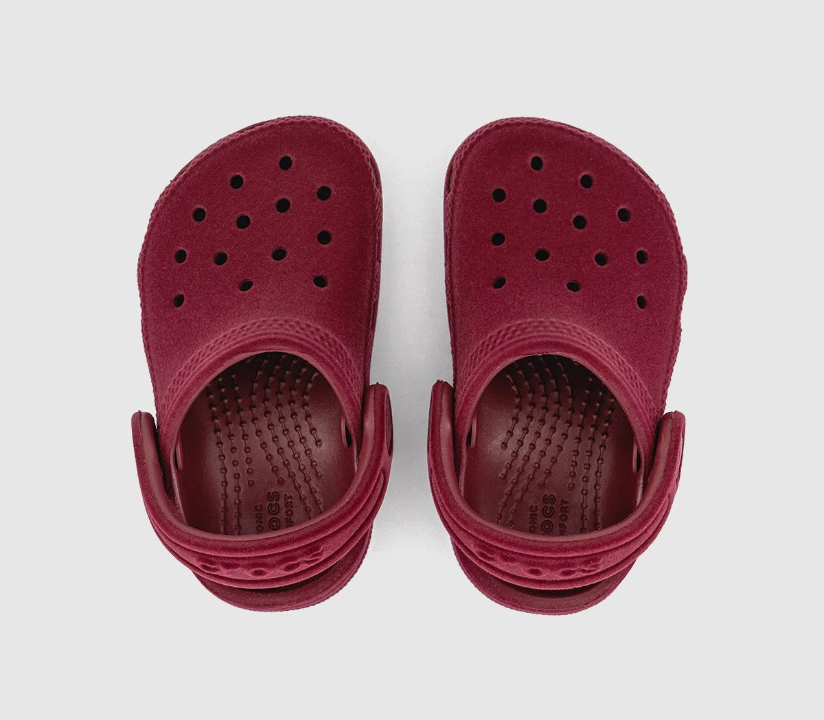 CrocsClassic Velvet Clogs ToddlerBeetroot
