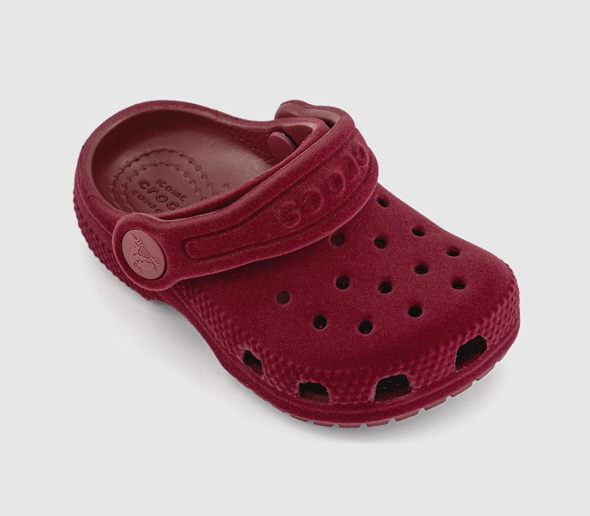 CrocsClassic Velvet Clogs ToddlerBeetroot