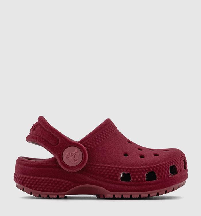 Crocs Classic Velvet Clogs Toddler Beetroot