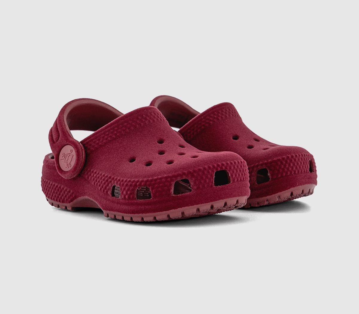 CrocsClassic Velvet Clogs ToddlerBeetroot