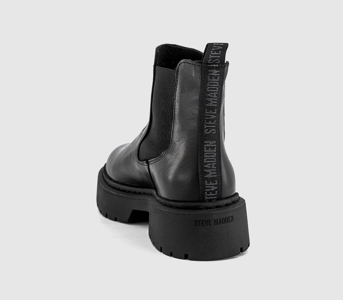 Steve MaddenGlennis Chelsea BootsBlack Leather