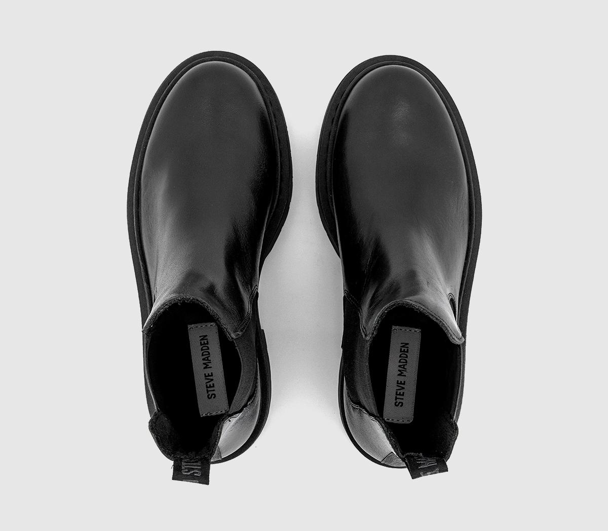 Steve MaddenGlennis Chelsea BootsBlack Leather