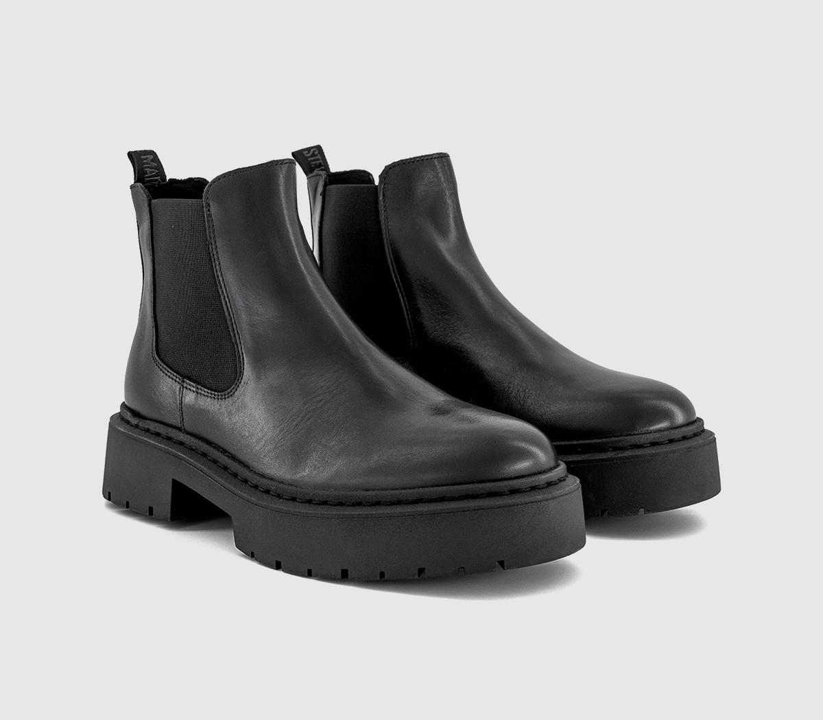 Steve MaddenGlennis Chelsea BootsBlack Leather