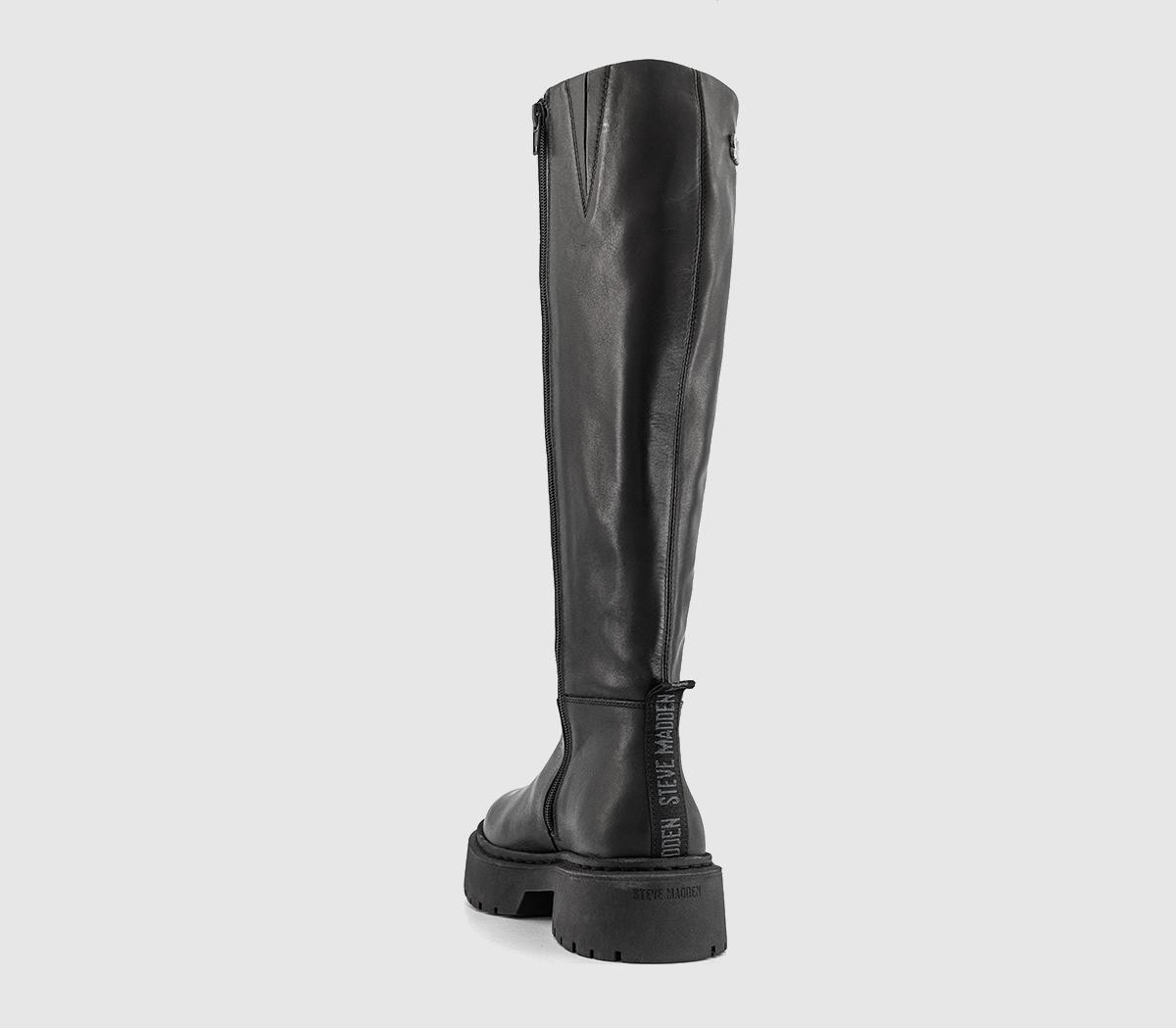Steve MaddenGalina Knee High BootsBlack Leather