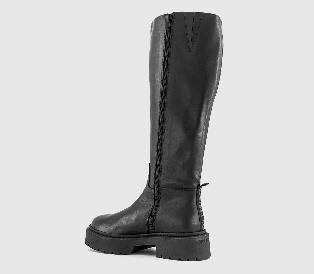 Steve MaddenGalina Knee High BootsBlack Leather