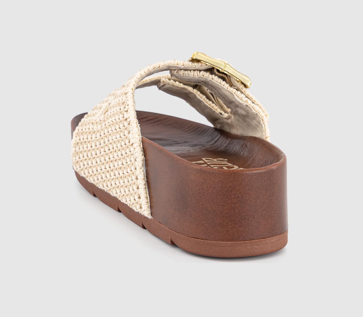 Desert FleurSuper Crochet SlidesNatural