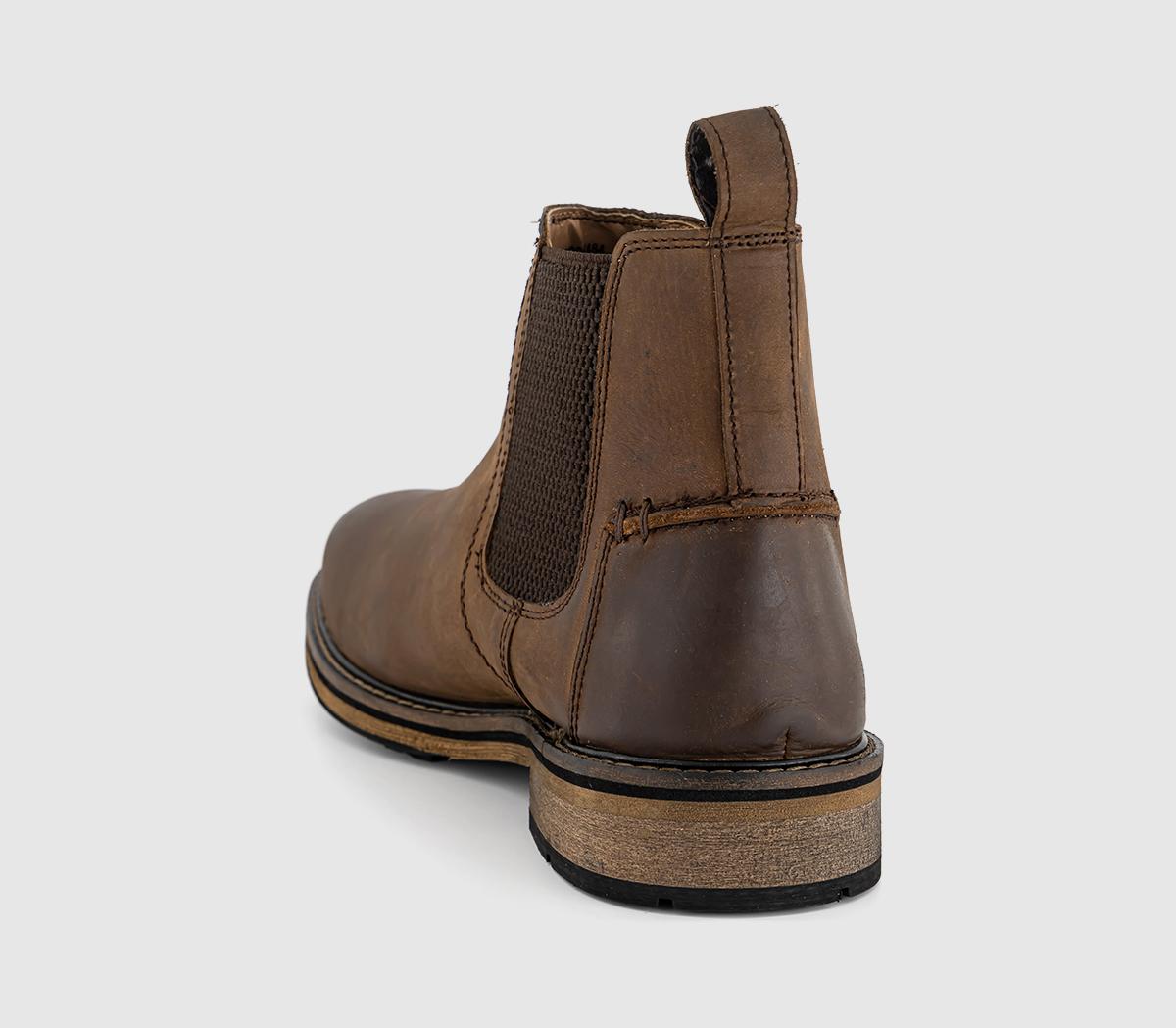 OFFICEBernard Nubuck Chelsea Boots Brown Nubuck