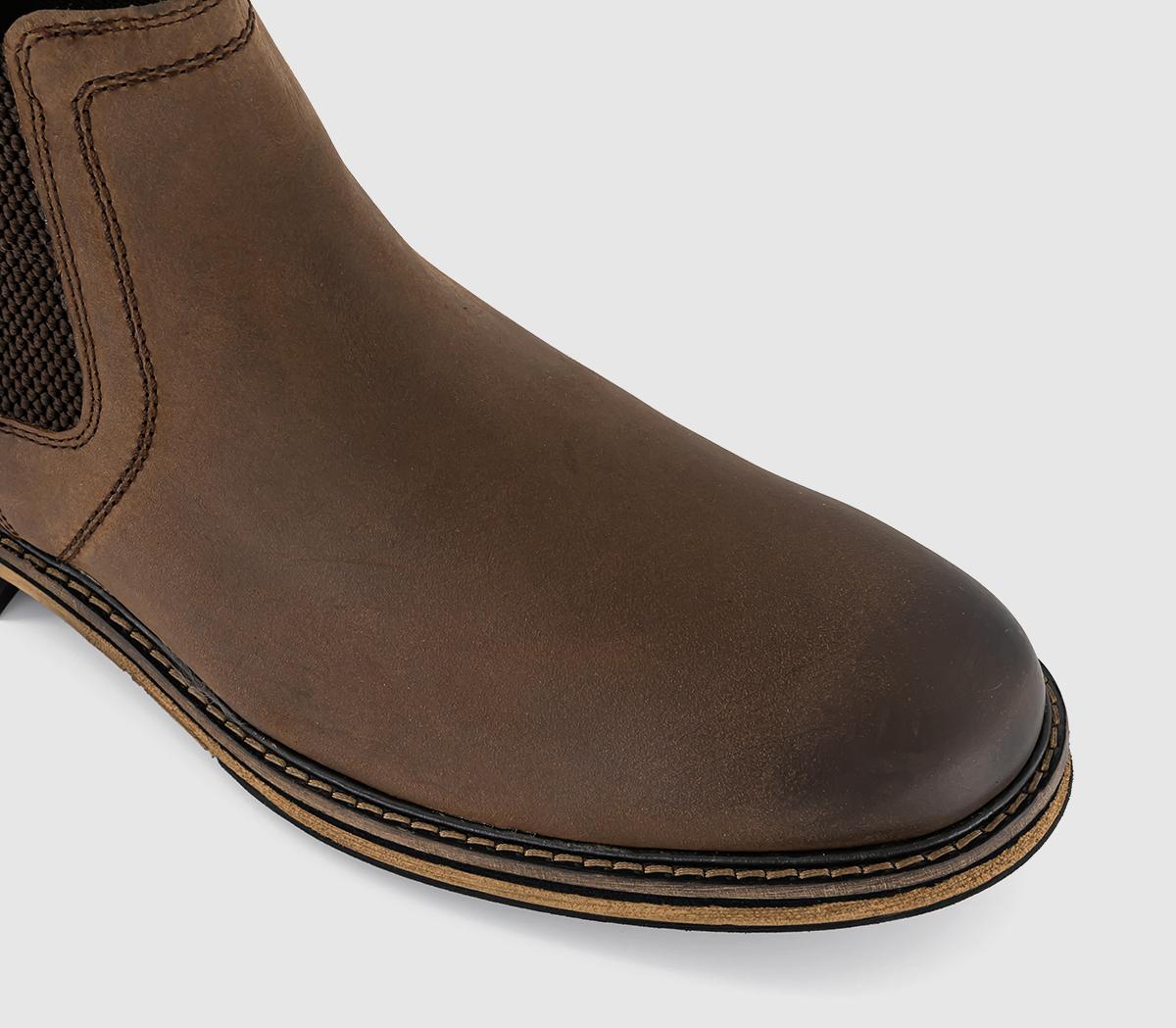 OFFICEBernard Nubuck Chelsea Boots Brown Nubuck
