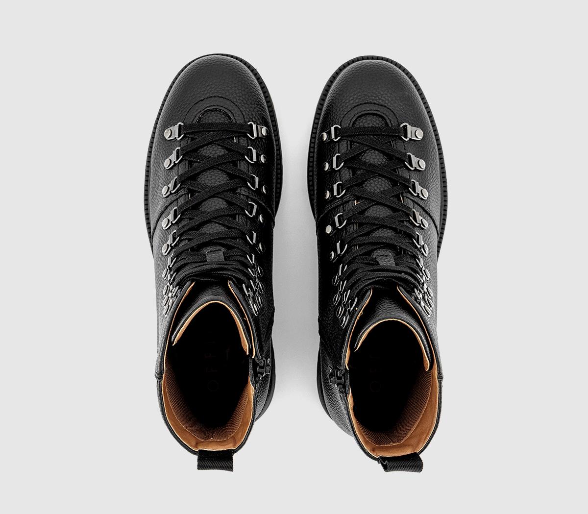 OFFICEBenson 9 Eyelet Lace Up BootsBlack