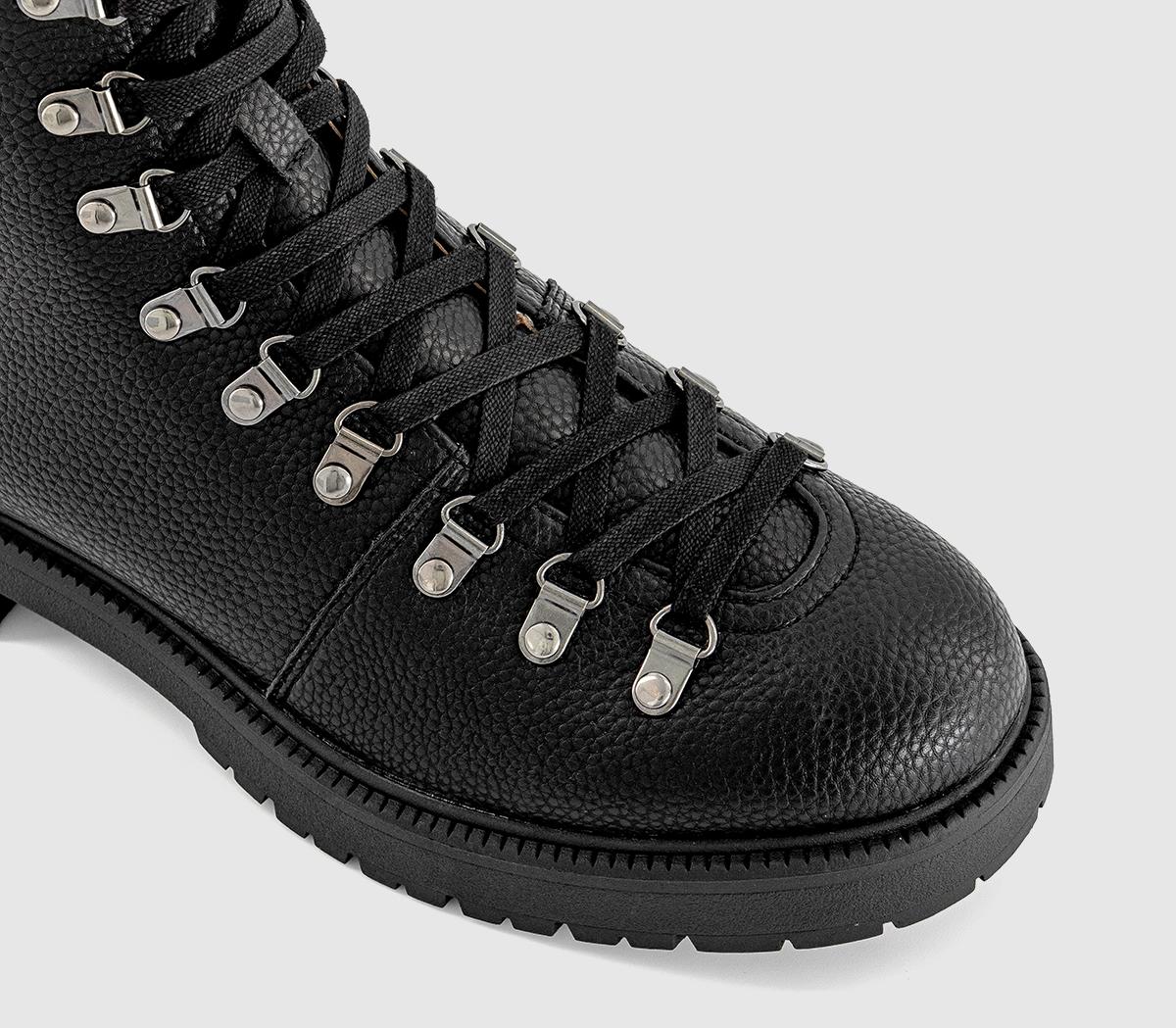 OFFICEBenson 9 Eyelet Lace Up BootsBlack