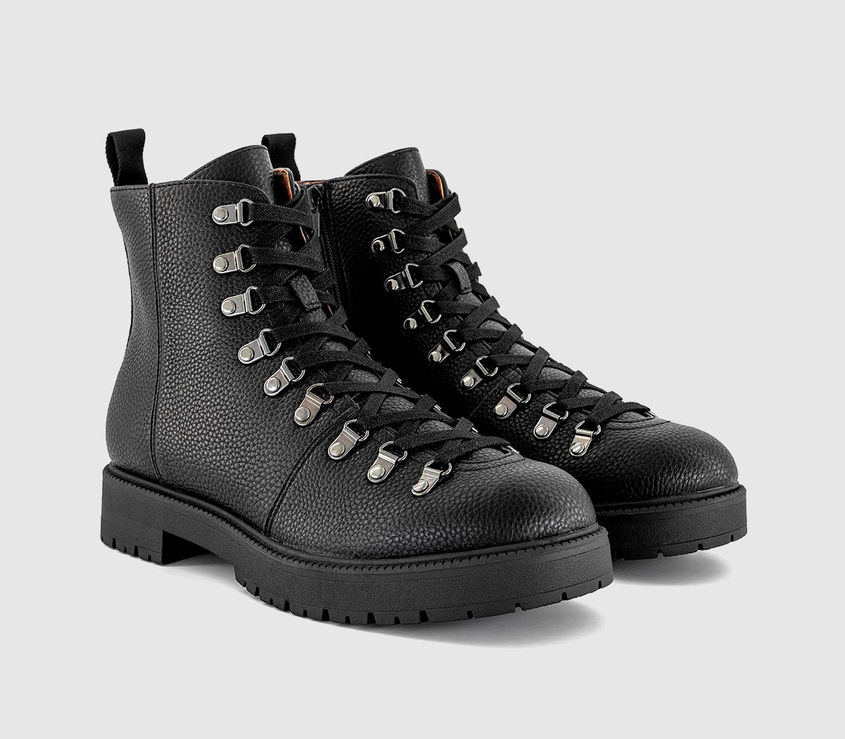 OFFICEBenson 9 Eyelet Lace Up BootsBlack