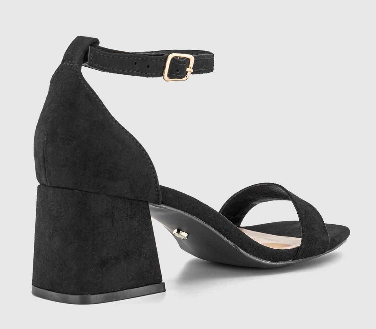 OFFICEMakaya Two Part Block Heel SandalsBlack