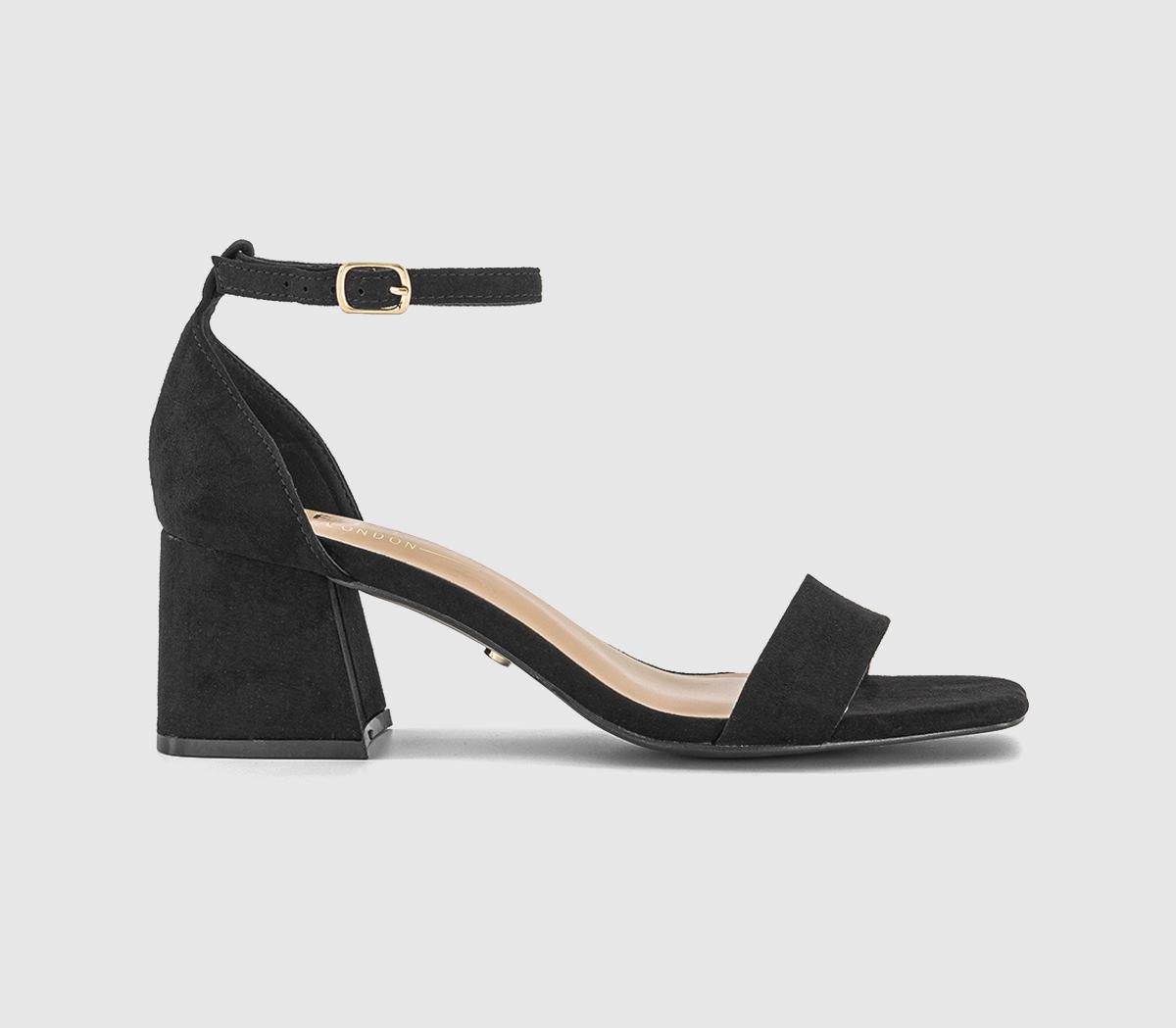 OFFICEMakaya Two Part Block Heel SandalsBlack