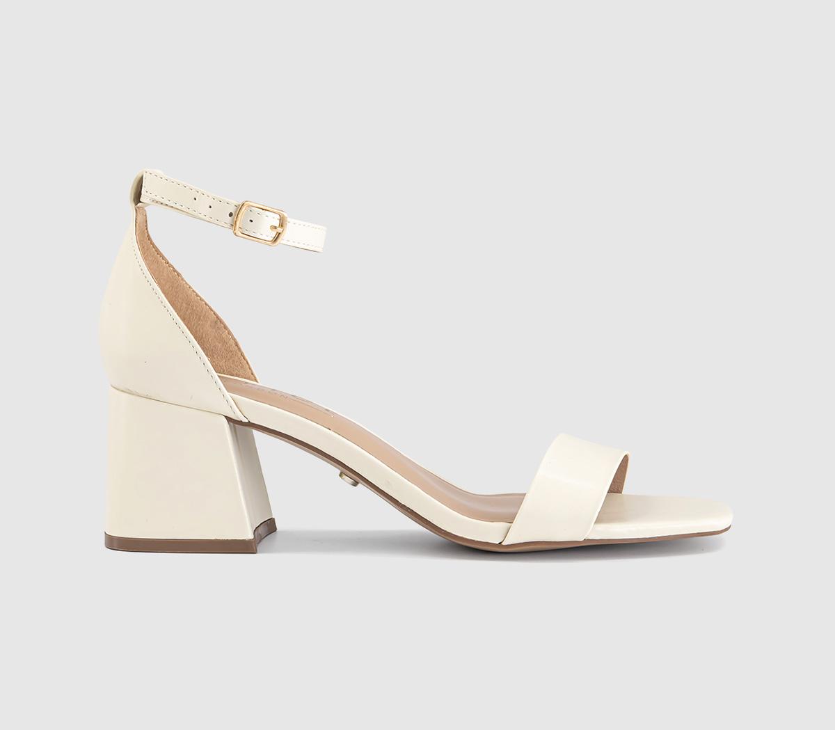 OFFICEMakaya  Two Part Block Heel SandalsOff White