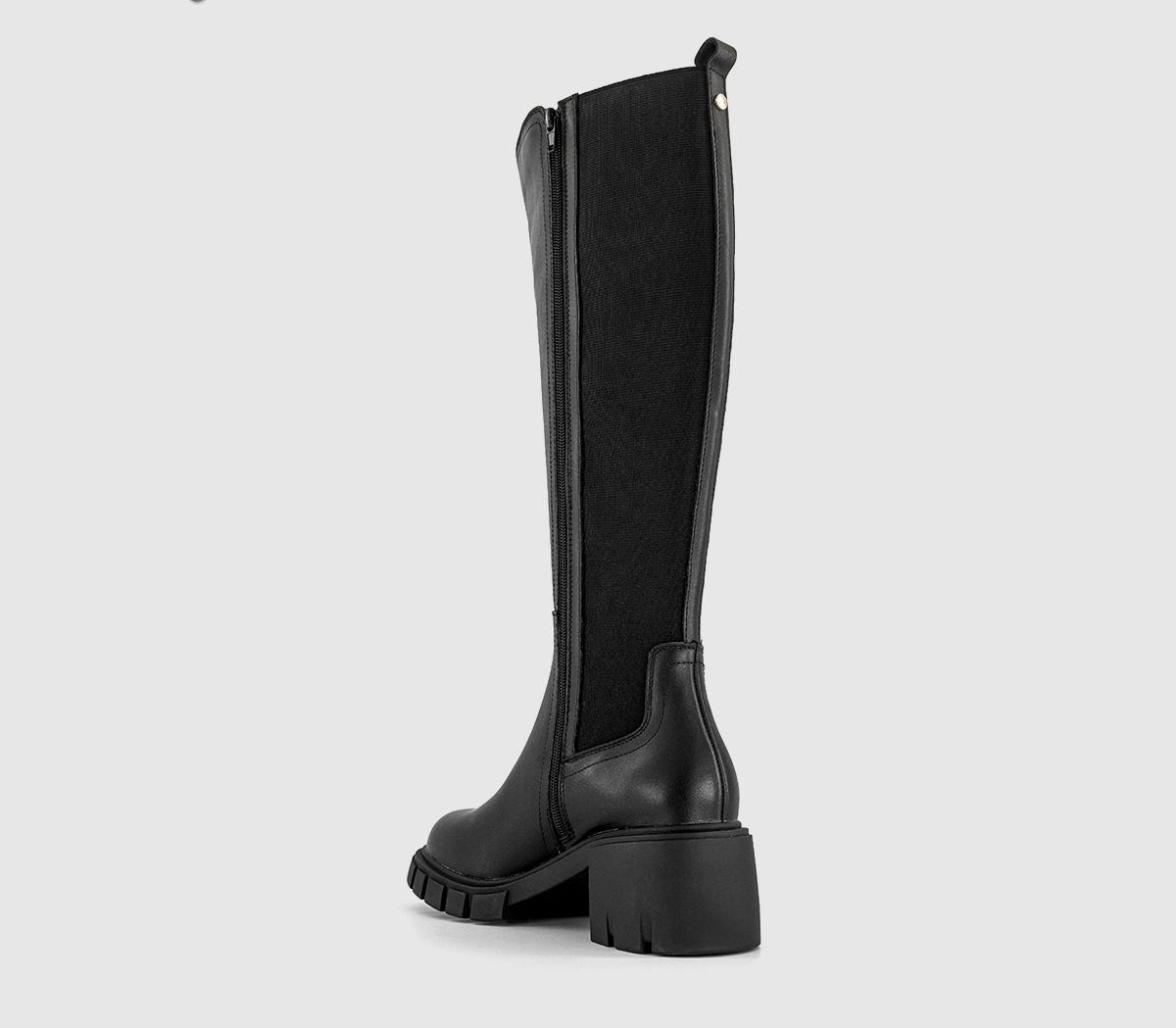 OFFICEKiara Platform Knee BootsBlack
