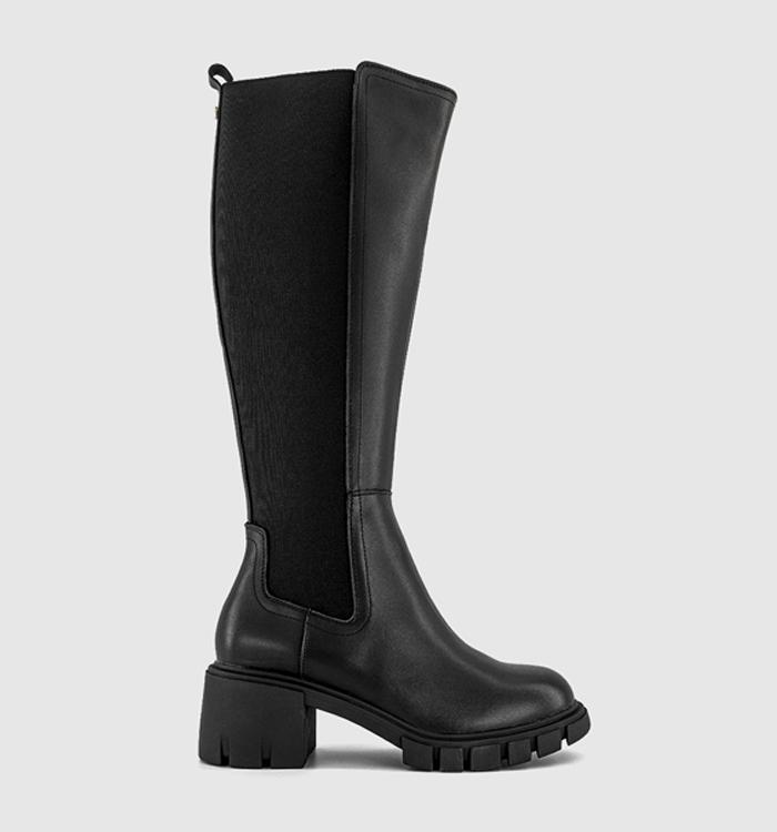 OFFICE Kiara Platform Knee Boots Black