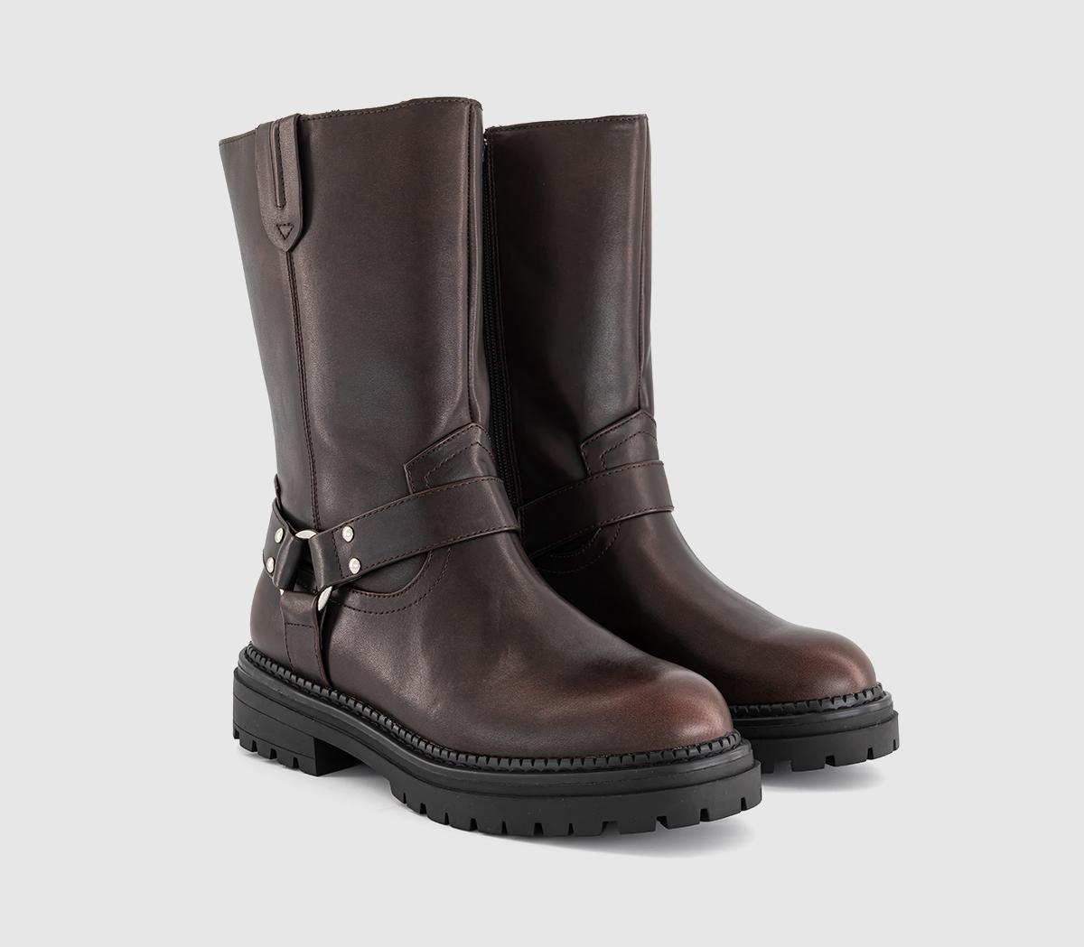 OFFICEKady Biker BootsBrown