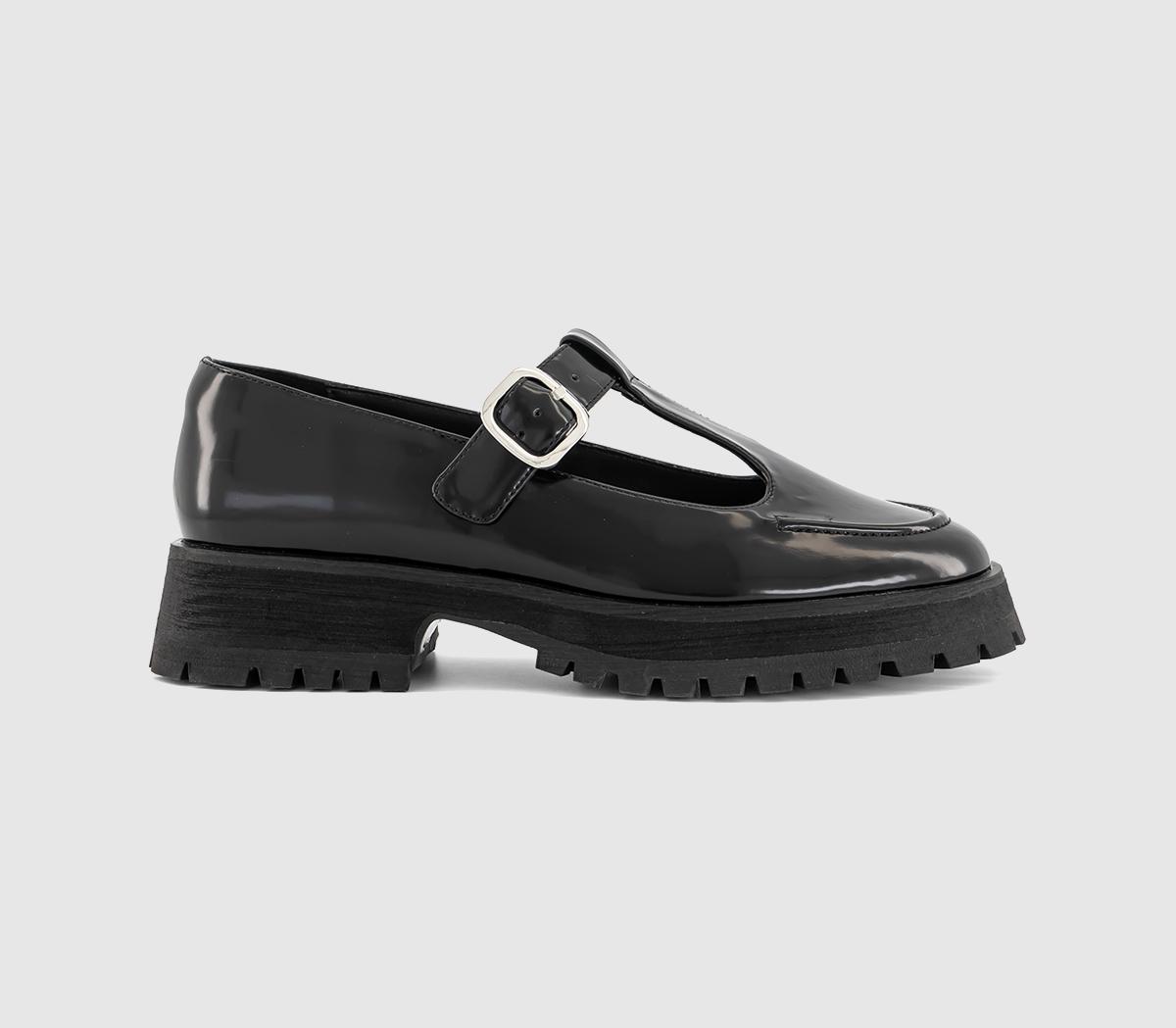 OFFICE Felicity Chunky Mary Jane Shoes Black - Flat Shoes for Women