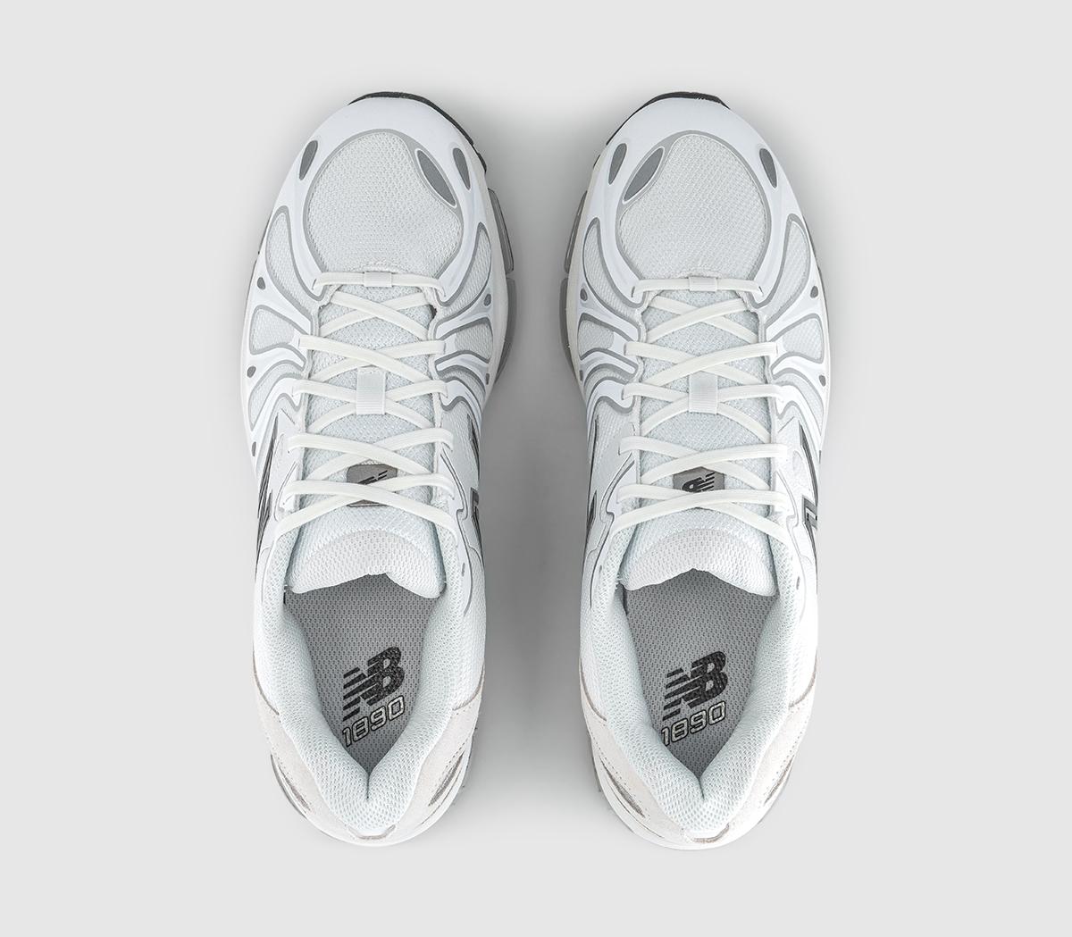 New BalanceAbzorb 1890 TrainersWhite Silver Metallic Black
