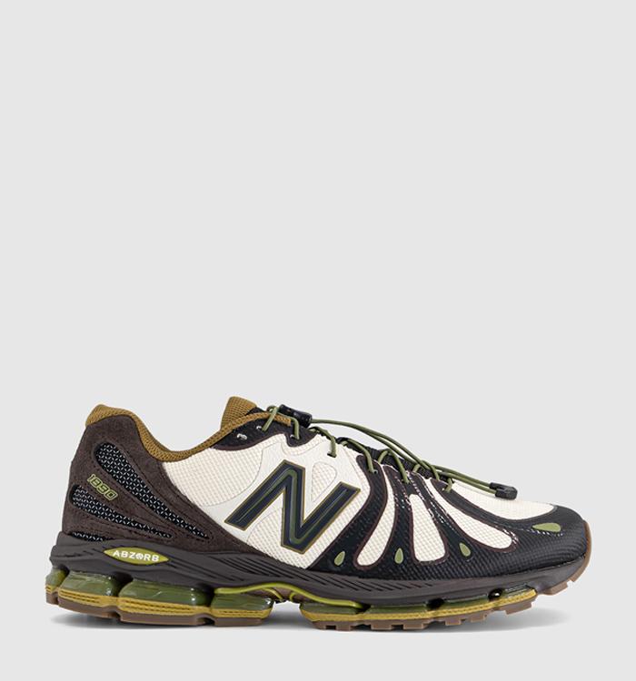 New Balance Abzorb 1890 Trainers Linen Pumpernickel Basil Oil