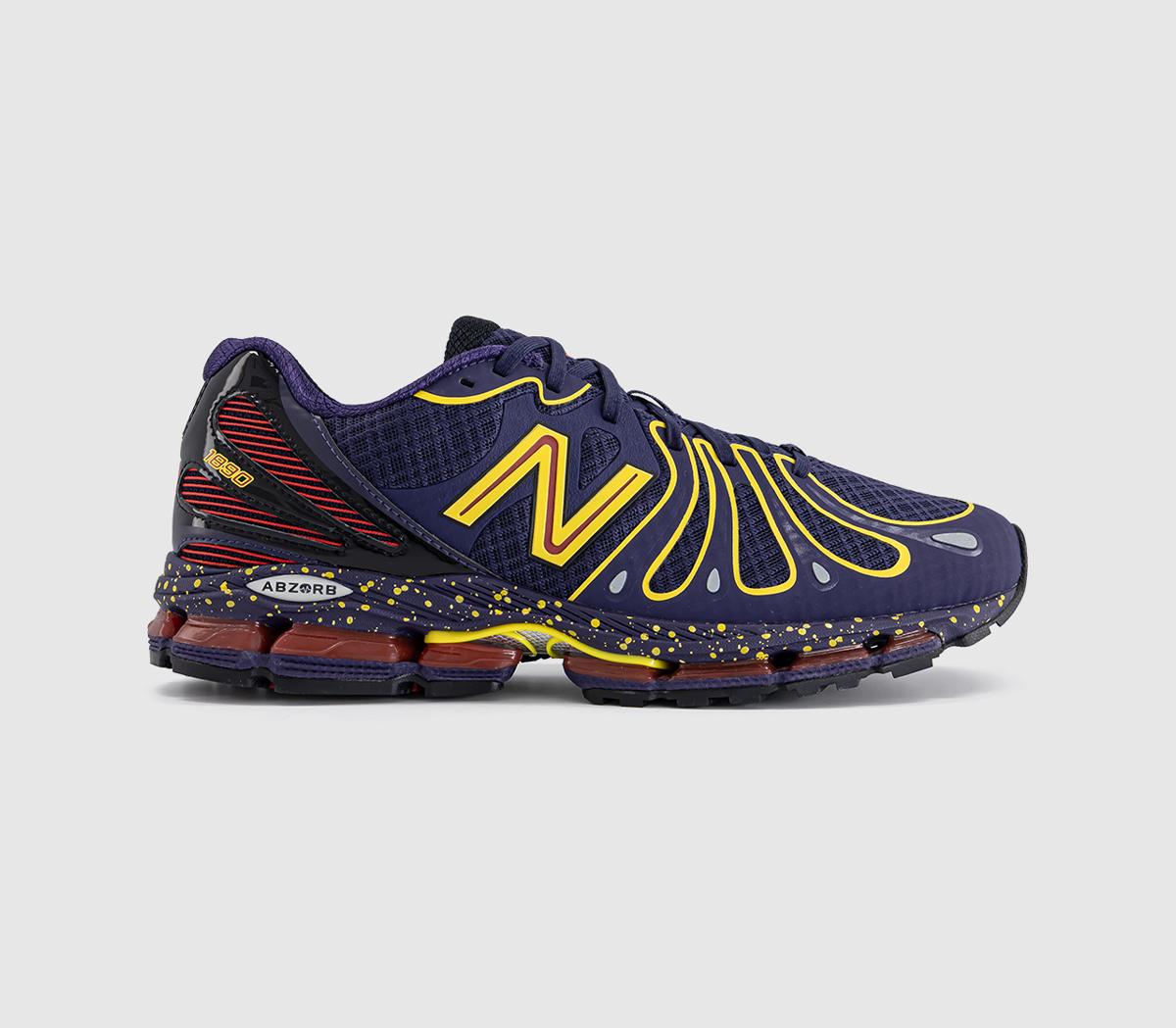 New BalanceAbzorb 1890 TrainersBoysenberry Punch Yellow