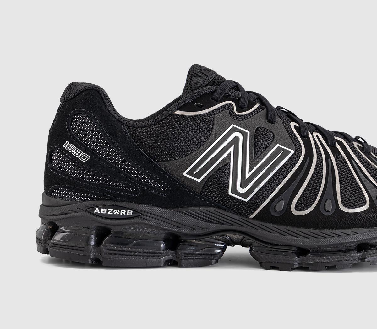 New BalanceAbzorb 1890Black Silver Metallic Black Cement