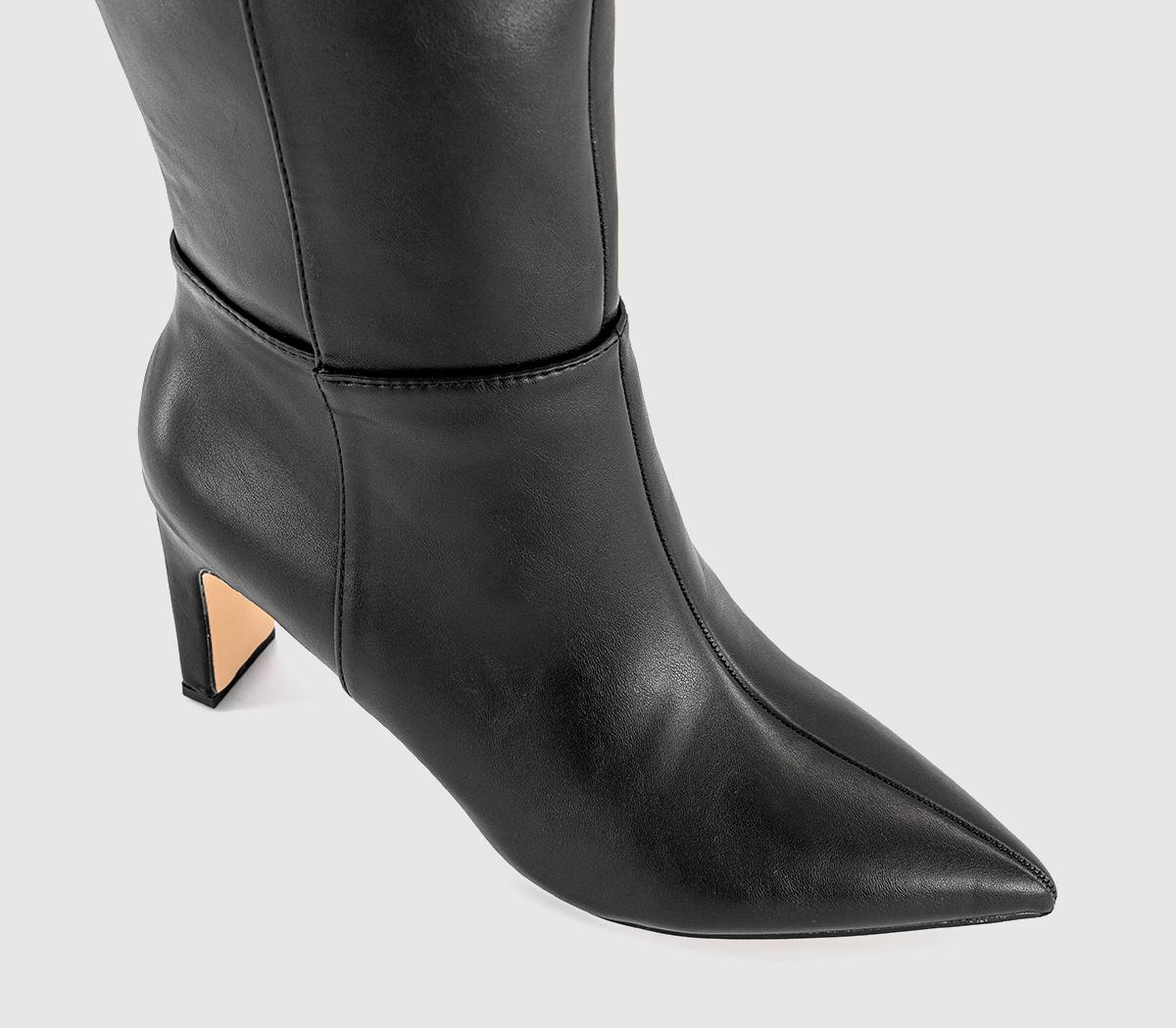 OFFICEKadell Pointed Toe Knee High BootsBlack