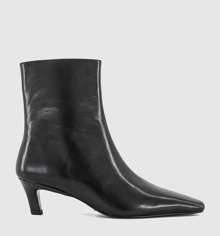 Tony Bianco Estelle Ankle Boots Black Vintage