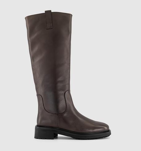 Tony Bianco Hayes High Boots Chocolate Como