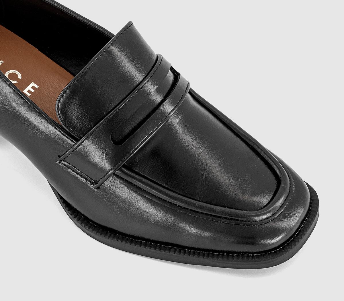 OFFICEMatilda Block Heel LoafersBlack