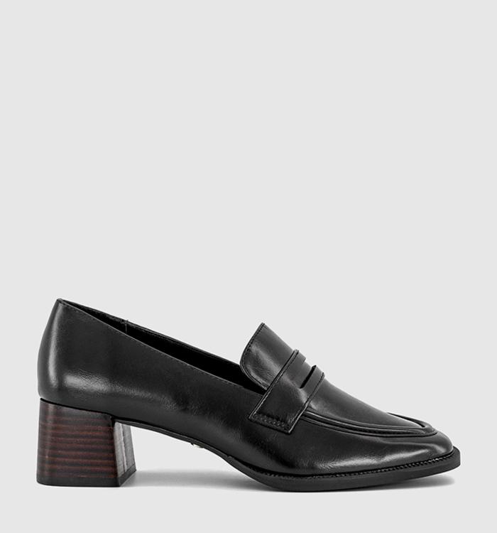 OFFICE Matilda Block Heel Loafers Black