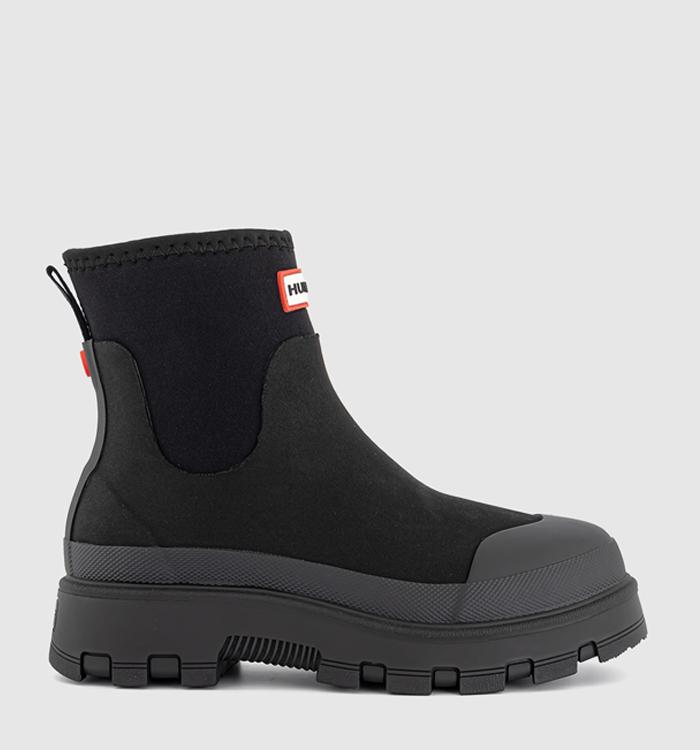 Hunter Boots Elements Neoprene Chelsea Boots Black