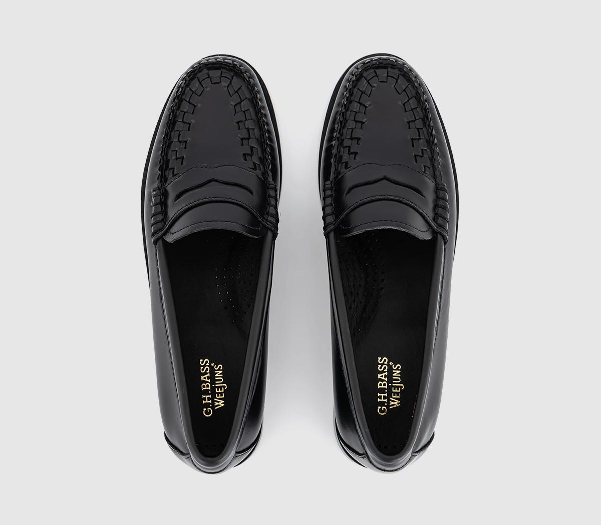 G.H Bass & CoWeejun Penny Weave LoafersBlack