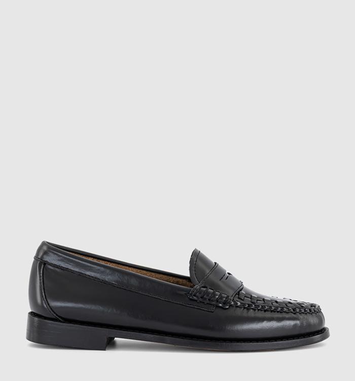 G.H Bass & Co Weejun Penny Weave Loafers Black