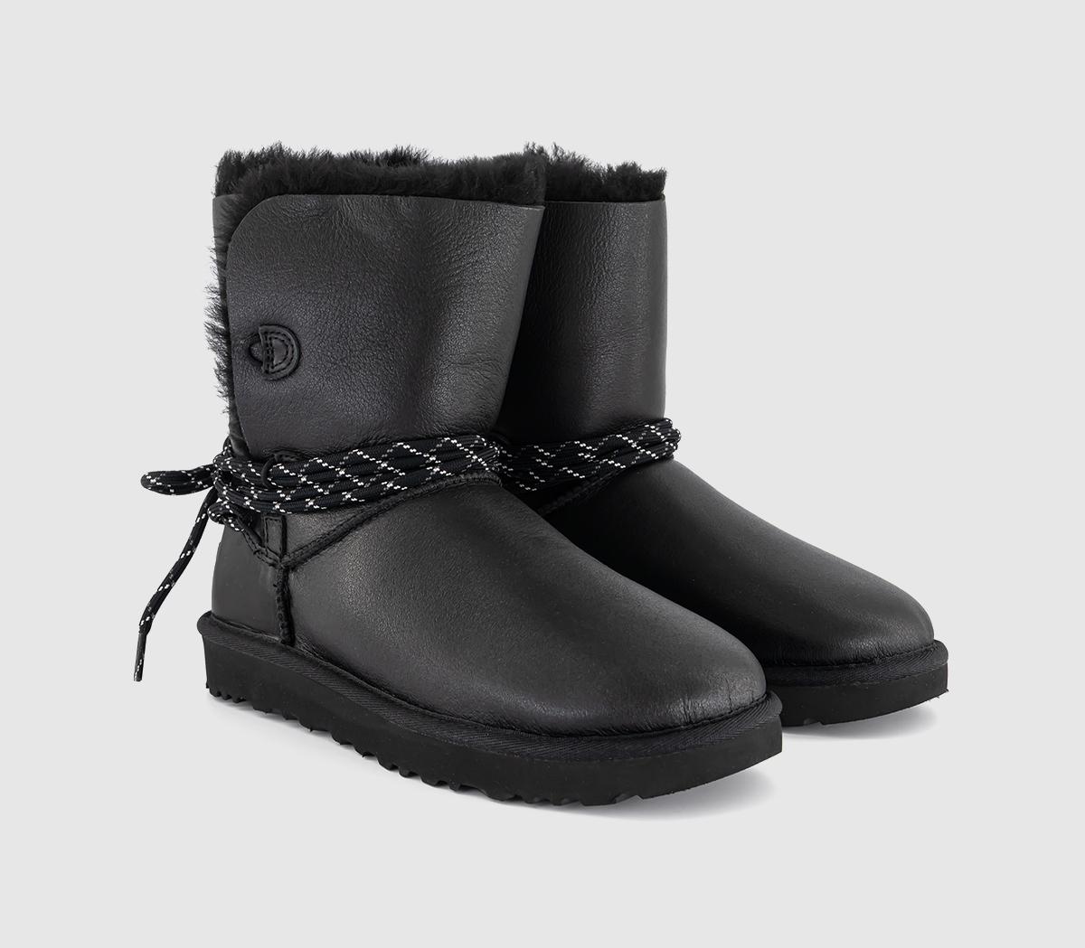 UGGBailey Tie LeatherBlack Leather
