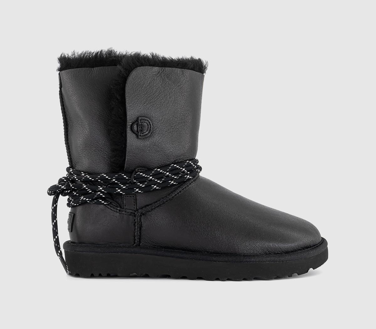 UGGBailey Tie LeatherBlack Leather