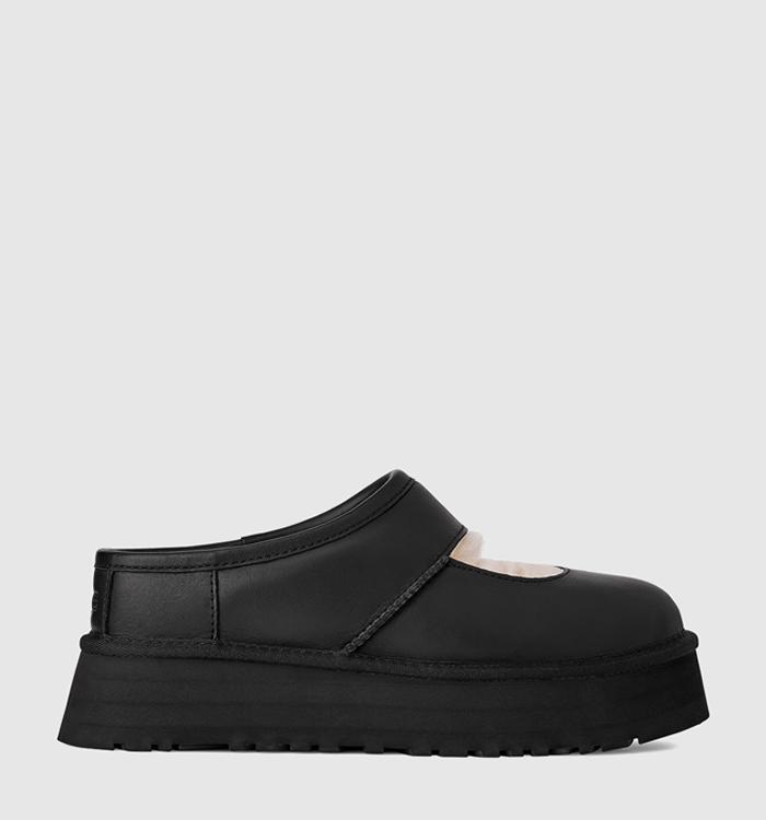 UGG Bea Mary Jane Leather Shoes Black
