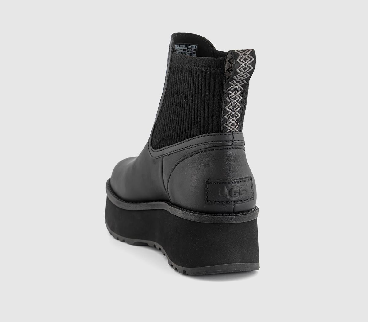 UGGCityfunc Chelsea Leather BootsBlack Leather